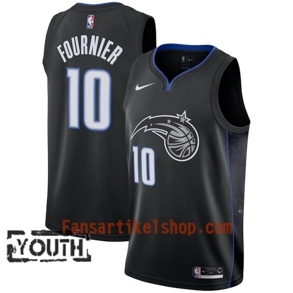 Orlando Magic Trikot Evan Fournier 10 2018-19 Nike City Edition Schwarz Swingman - Kinder Orlando Magic Trikot Evan Fournier 10 2018-19 Nike City Edition Schwarz Swingman - Kinder